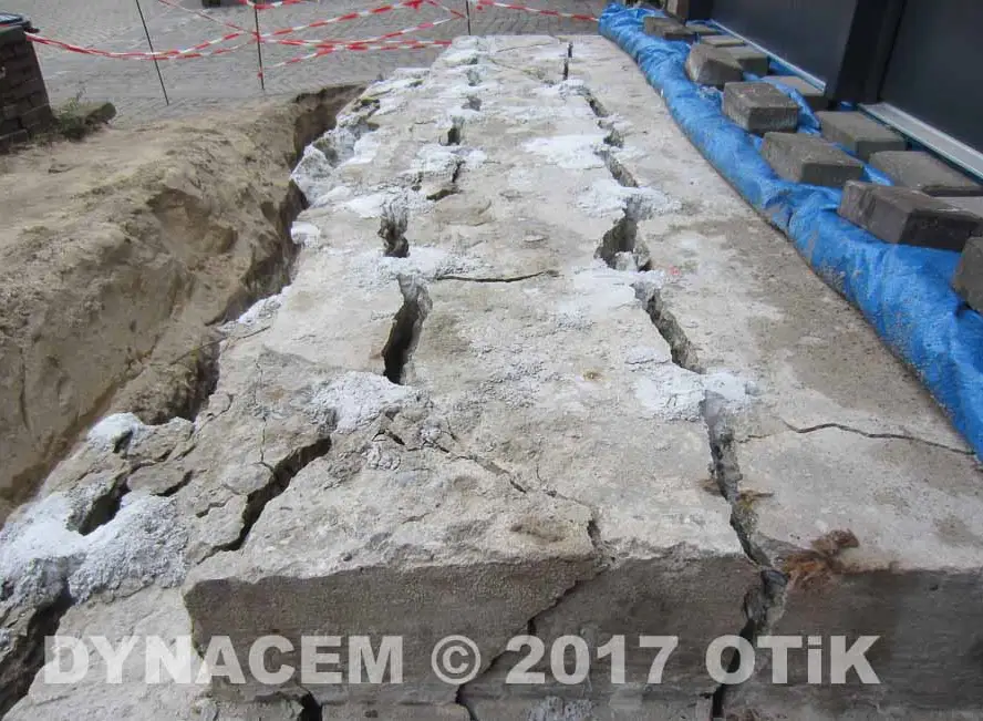 Beton Fissuré Avec Dynacem Cassebeton 1